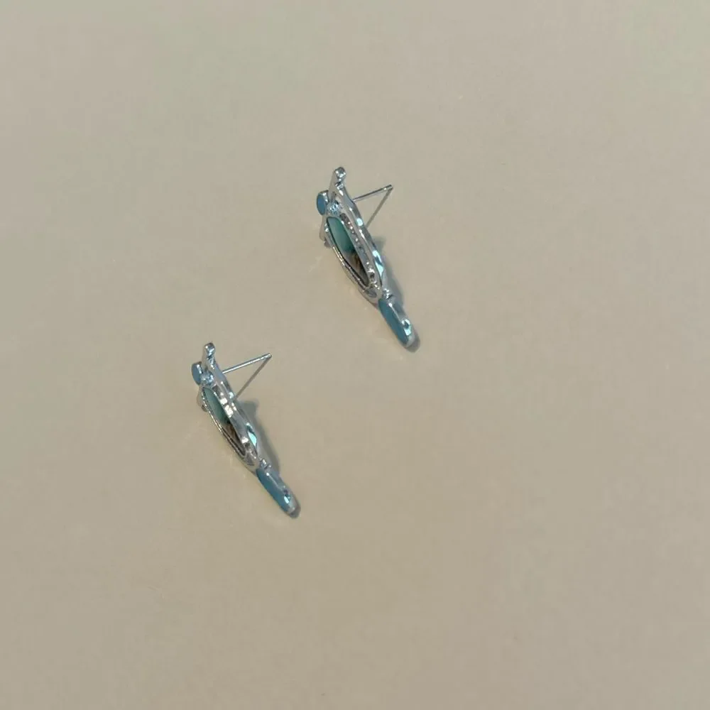 Boho geo earrings N1037 - Picture 3 of 4